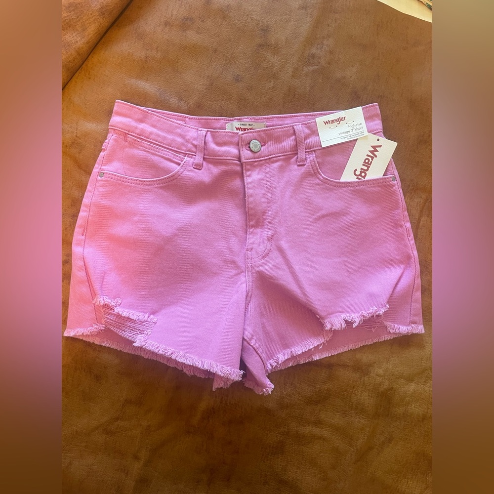 Hot Pink Wrangler Shorts